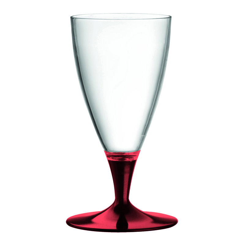 Polycarbonate Beer Glass - 6 Pieces, Garnet