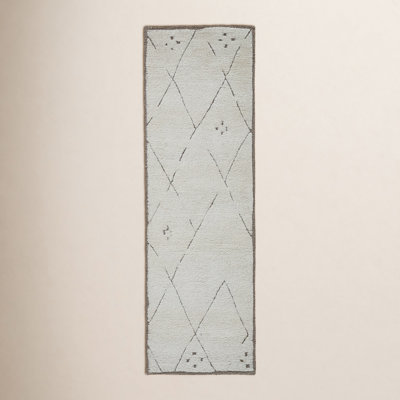 Carolan Brown Gray Hand-Tufted Wool Rug