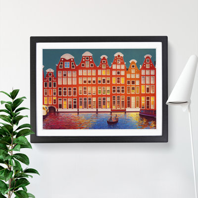 Amsterdam Canal - Framed Print