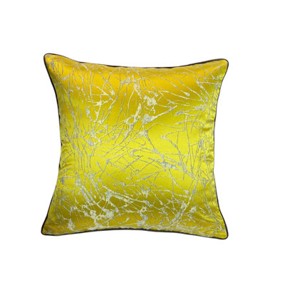 Geometric Satin Reversible Pillow Cover