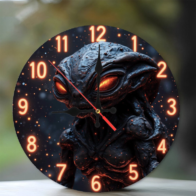 Horloge murale Alien