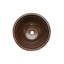 Lavabo de salle de bain rond 14 po