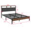 Table de chevet avec lit doux-1131998475