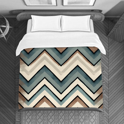 Chevron Stripes Duvet Cover