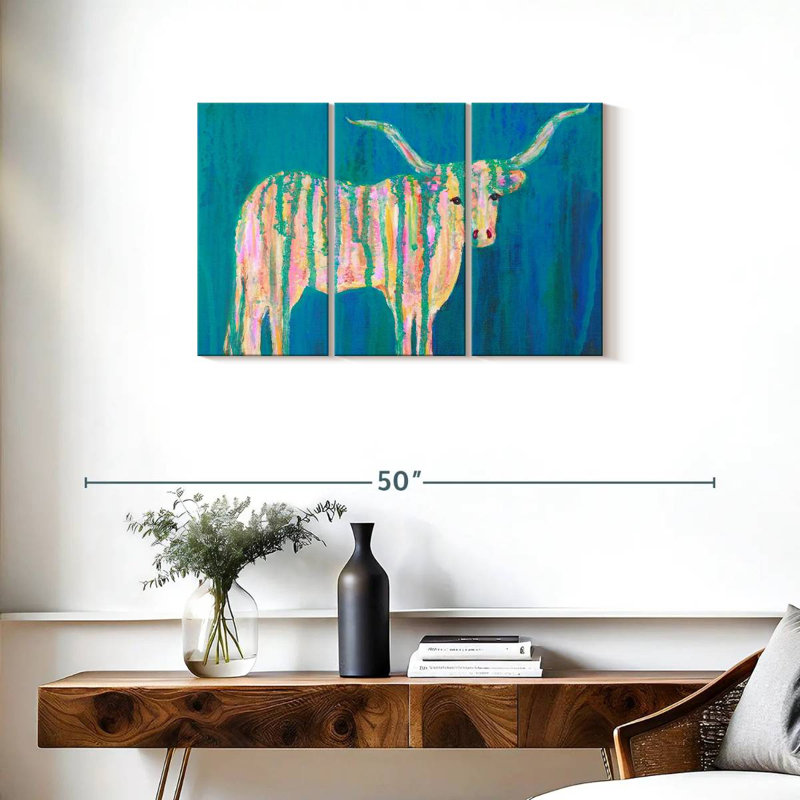 Brampt Texas Longhorns, 20" H x 33" W