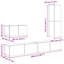 TV Cabinet Set 4 Pcs 200 X 30 X 30 Cm Engineered Wood-680371303