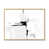 Toile naturelle avec cadre flottant