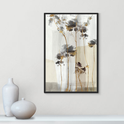 Golden Zen II Print by Eva Watts