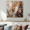 Gold Feather Extravaganza IV - Floral Glam Feather Art Prints On Canvas