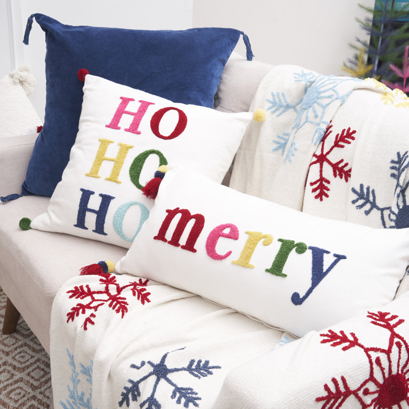 Boho Christmas Throw Blanket