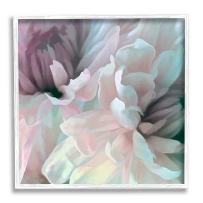 " Pink Floral Petal Study Blush Tone Flowers " by David Pollard