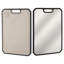 Planche à découper double face en acier inoxydable 304 - 15 x 10 po, rainure à jus profond, poignée, lavable au lave-vaisselle - lumière vive