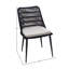 Chaise d'appoint de terrasse avec coussin Cylin