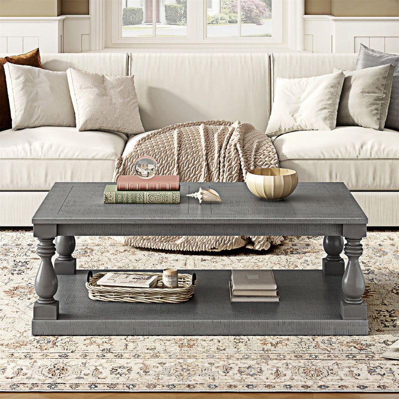 Table basse avec tablette