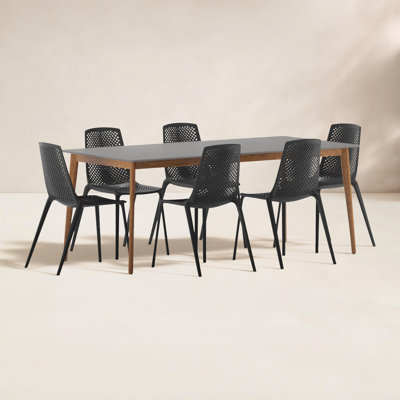 Anautica 75" Patio Dining Set
