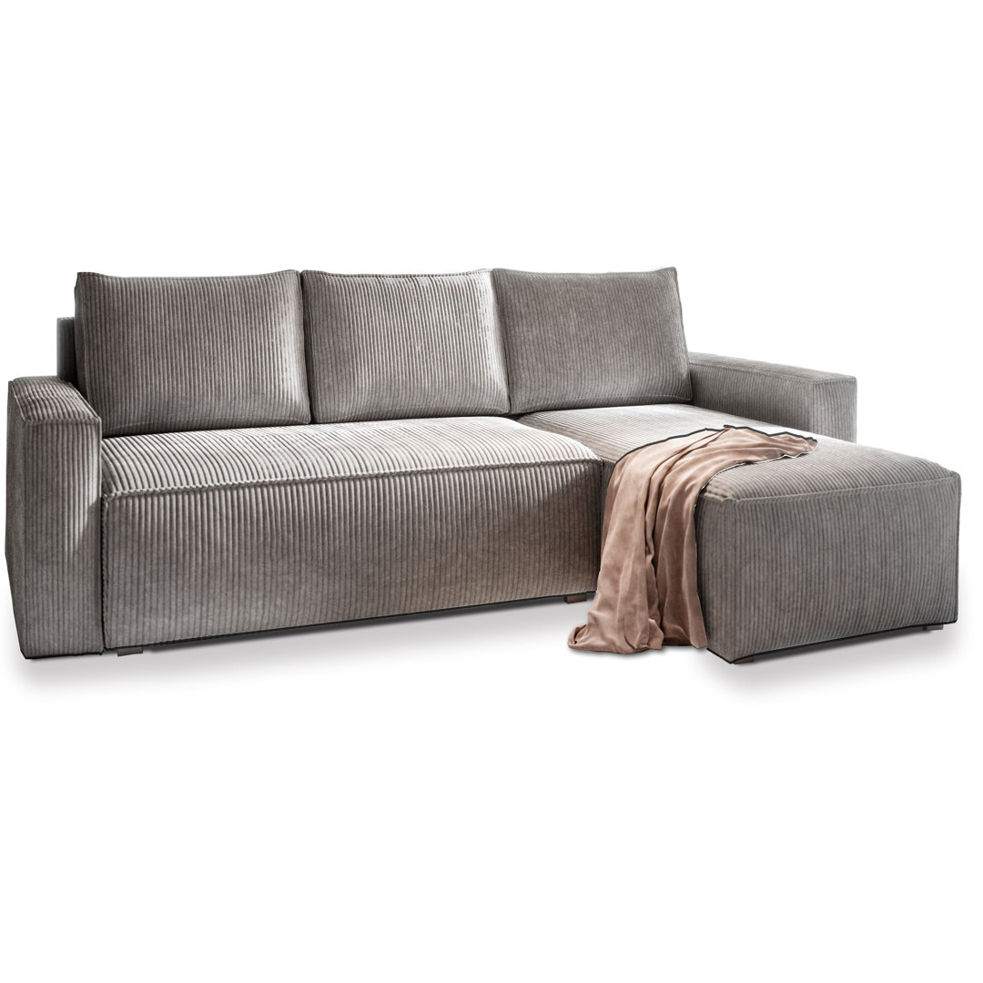 Ecksofa Shanett mit Bettfunktion