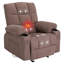 Fauteuil inclinable avec port USB et poche latérale