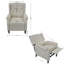 Fauteuil inclinable gris clair-97134009