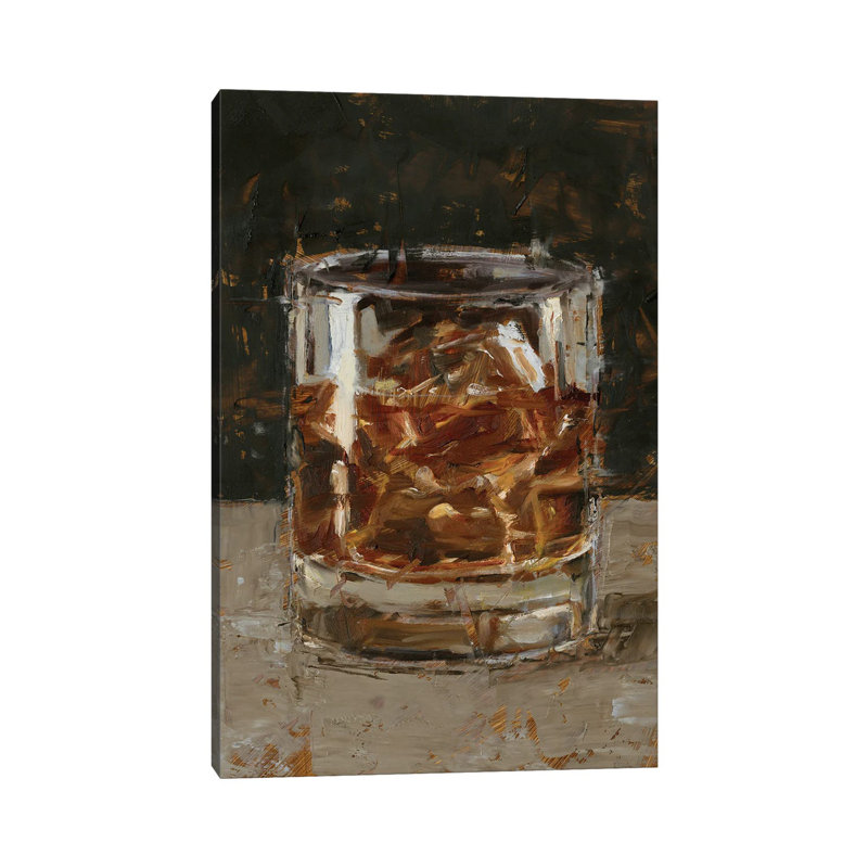 The Hard Stuff I 1 Piece Wrapped Canvas Painting, 30.48cm H x 20.32cm W x 1.91cm D