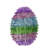 12" Vibrantly Colored Tinsel Easter Egg Spring Window Decor