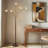 Orion 74 in. Industrial 5-Light LED Floor Lamp with Adjustable Swing Arm Heads-583557763