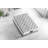 Premium Mattress, 55.1 x 74.8 x 11.8 inches | Special Knitted Cotton Fabric Cover, Memory Foam, Pocket Spring System, Silicon Fiber & Comfort Layer | Assembled, Solid White Color for Ultimate Comfort & Support-1995224733