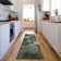 Premium Machine Washable Cerrito AMF556 Green Rug