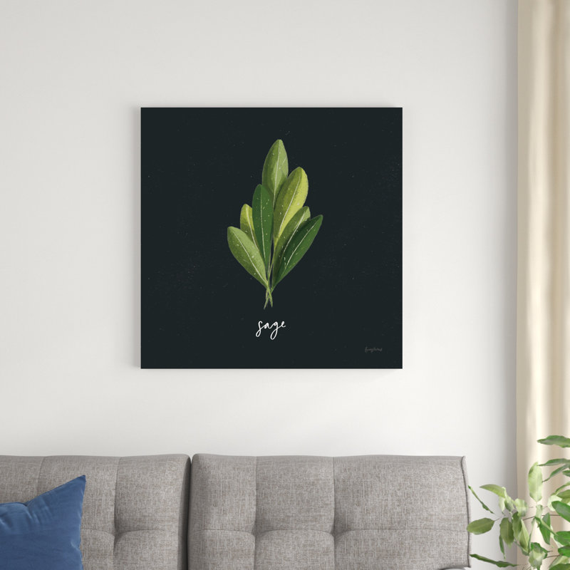 «Herbs II» par Becky Thorns - impression sur toile tendue, H 30 po x l 30 po