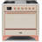 ILVE Majestic II Series 36 inch Dual Fuel Range with 6 Sealed Burners, Griddle (Solid Door)-64707951-64707977