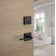 Downtown Single Cylinder Deadbolt Square Rosette and Smartkey