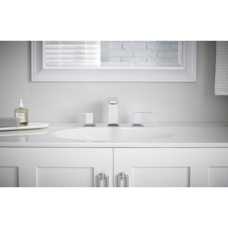 Honesty® Widespread Bathroom Faucet with Drain Assembly, Vibrant Brushed Moderne Brass