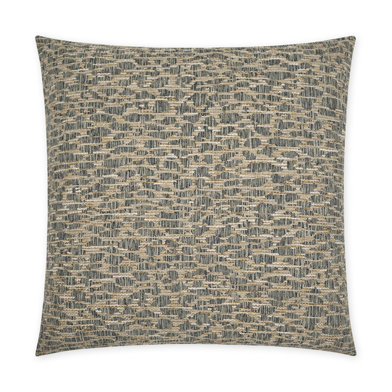 Bengal Pillow Cover & Insert, Flint, Square 24"