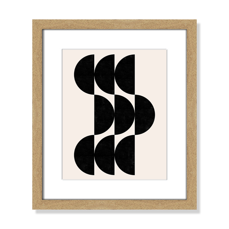 Impression de formes par Dotz, Matted Print, L 13 po x H 15 po, Natural