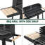 Charcoal BBQ Grill with Wheels