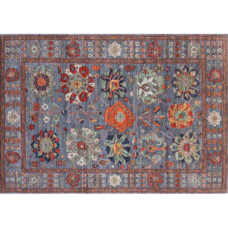 Transitional One-of-a-Kind Rectangle 5 X 7 Hand Knotted Area Rug