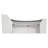 Pecora 3 Person U-Shaped Synthetic Laminate Reception Desk-1342965128
