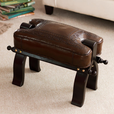 Carron Solid Wood Accent Stool