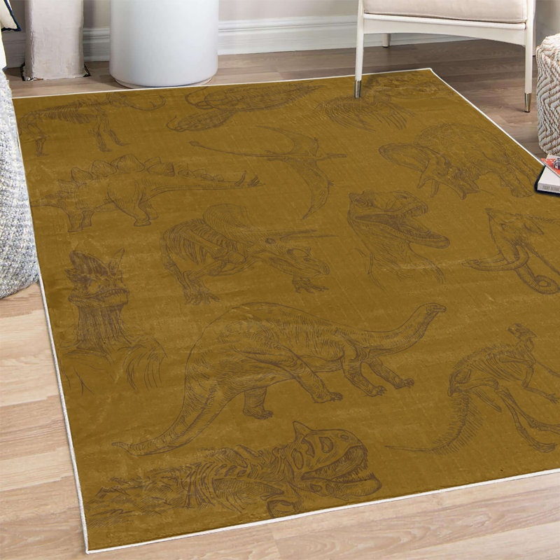 Tapis décoratif Gardenia, Rectangle 4 pi x 5 pi 5 po