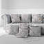 Coussin décoratif réversible Wildflower Whimsy-101116669-101116672