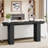 62.99" Extra Long Sofa Table Behind Couch, Modern Farmhouse Wood Accent Console Table For Hallway, Entryway, Living Room