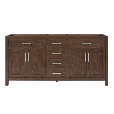 Beckett 71" Freestanding Double Bathroom Vanity Base Only