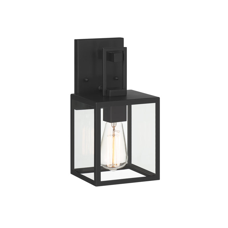 Steel Wall Light, 11.75" H x 6" W x 6.75" D