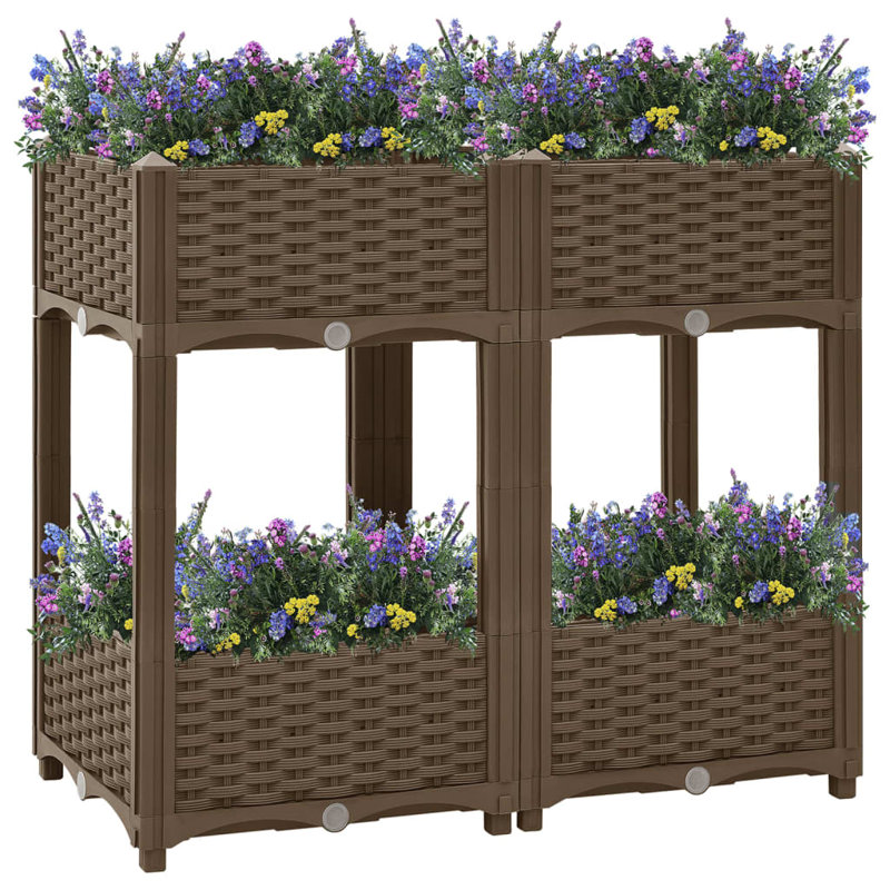 Rossmoyne Raised Garden Bed, Brown