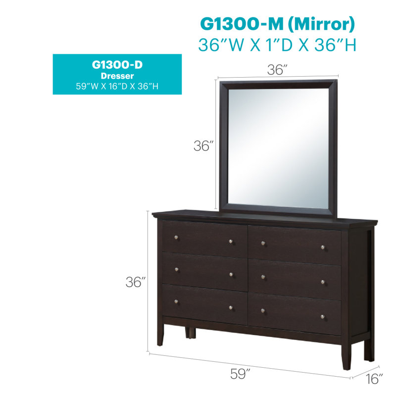 Commode Glory Furniture Primo, Espresso
