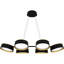 Lustre linéaire noir mat Jahim