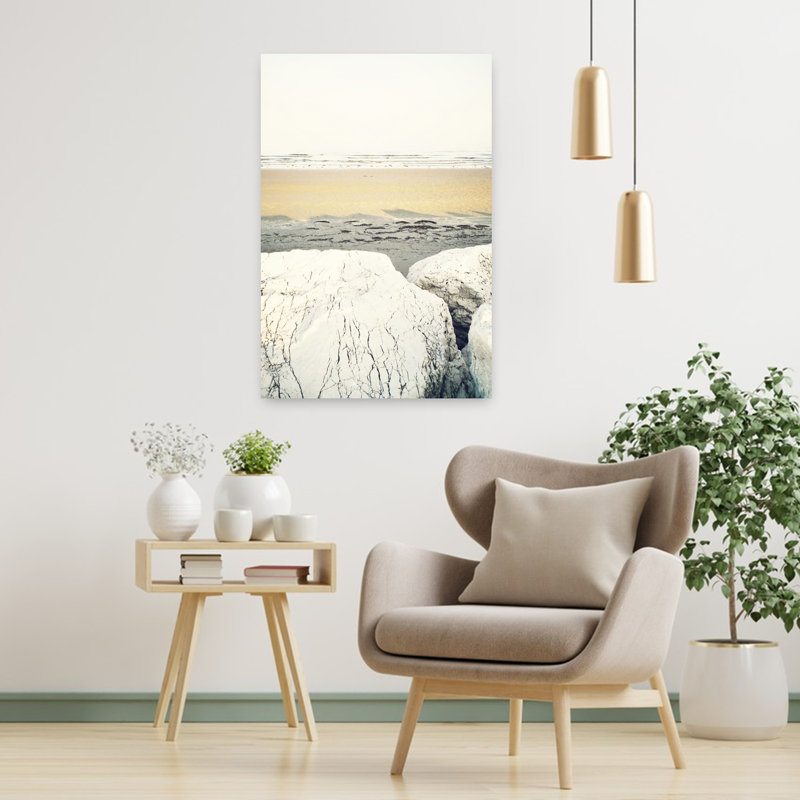 Art contemporain, paysage abstrait abstrait, H 36 po x l 24 po