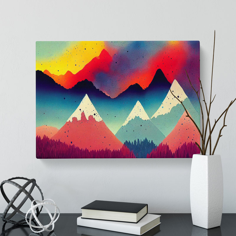 Mountain Splash - Wrapped Canvas, 40cm H x 60cm W x 3cm D