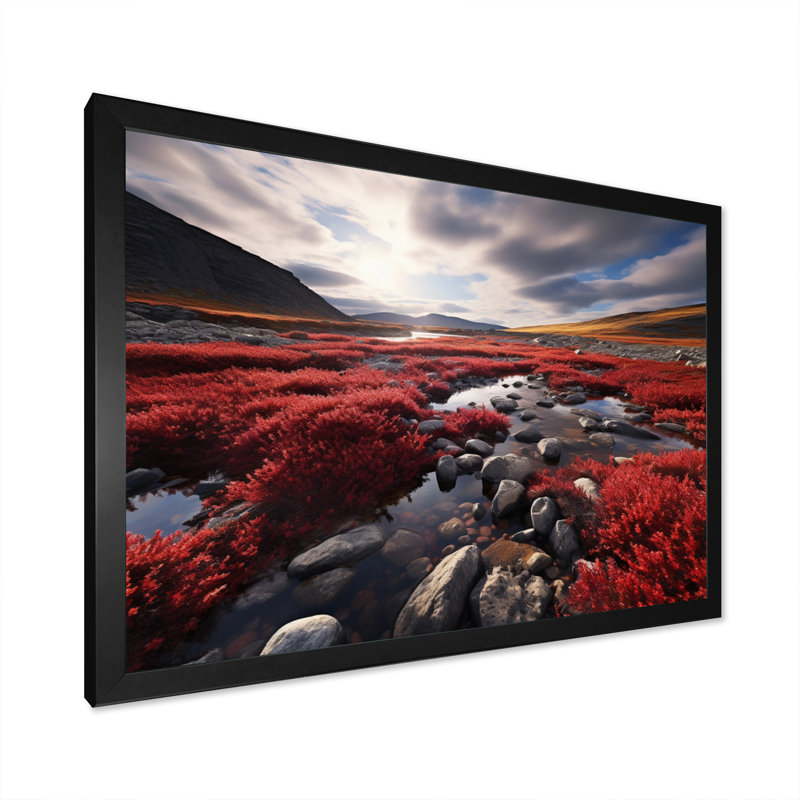 Canada Canada Tundra III, reproduction d'art sur toile encadrée, Noir, H 34 po x l 44 po x P 1,5 po
