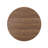Dark Walnut Round Solid Wood Dining Table-1684991616