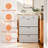 Multi Functional Narrow Flip Shoe Cabinet With 3 Doors 2 Drawers, Save Space, Suitable For Entryway And Corridors(oak Colour)